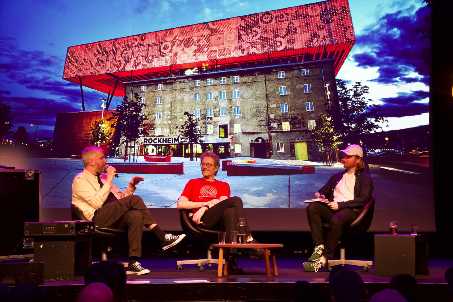 F.v. Mikal Telle, Vidar Hanssen og Mathias Østrem.